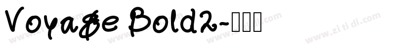 Voyage Bold2字体转换